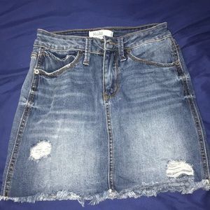 Denim skirt!